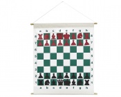 Demonstration Chess Board with Chess Pieces