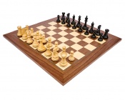 Victoria Black and Walnut Chess Set